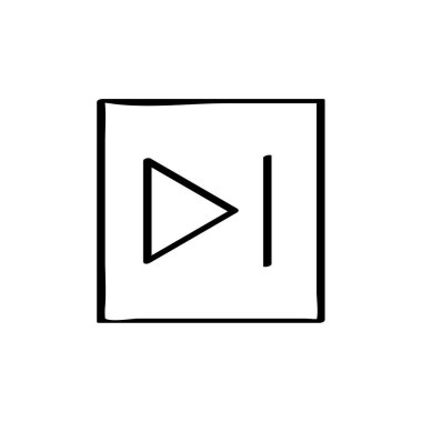 Video oynatıcı simge vektör illüstrasyon tasarımı çal