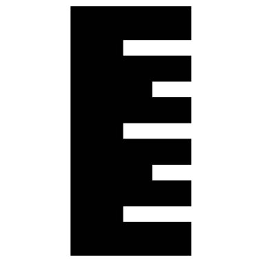 Bir ızgara simgesinin vektör illüstrasyonu