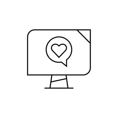 Metin Mesajlaşma simgesi vektör illüstrasyonu  