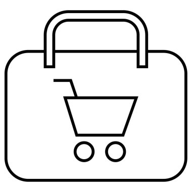 Alışveriş çantası. Basit tasarım