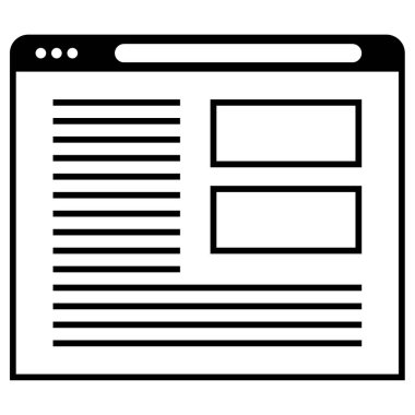 wirefram simgesi vektör illüstrasyonu