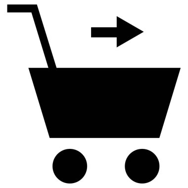 Alışveriş arabası. Basit tasarım