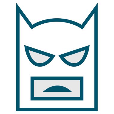 Batman. Web simgesi basit illüstrasyon