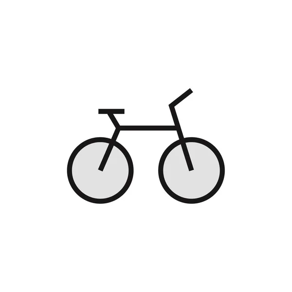 Icona Bicicletta Vettoriale Illustrazione — Vettoriale Stock