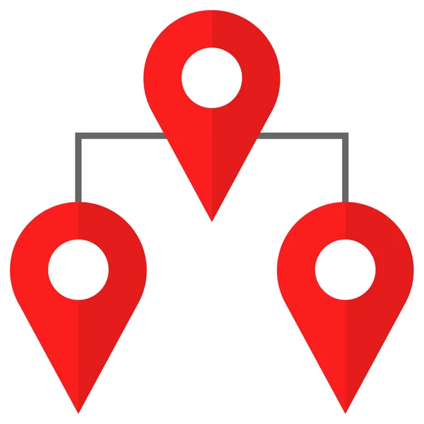 Location Simple Icon Vector Illustration — Stockvector