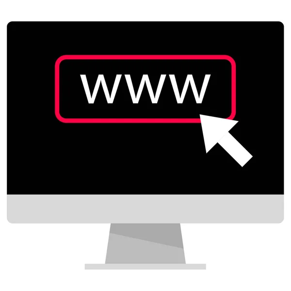 Online Web Icon Vector Illustration —  Vetores de Stock