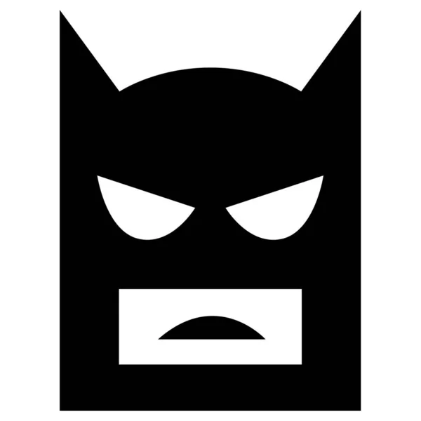 Batmanie Ikona Www Prosta Ilustracja — Wektor stockowy
