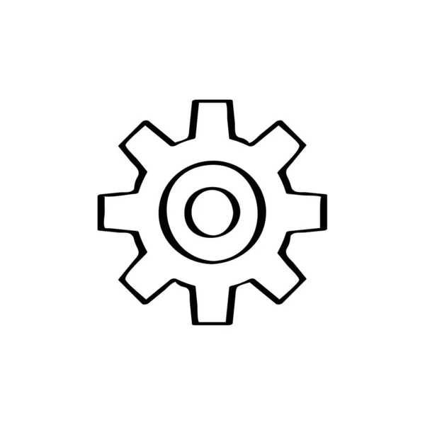 Параметри Роботи Обладнання Інтернет Іконка Векторна Ілюстрація — стоковий вектор