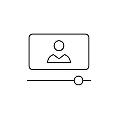 Kablolar modern simge, vektör illüstrasyonu