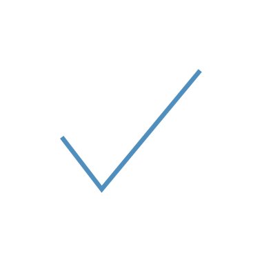 işaret simgesini işaretle, vektör illüstrasyonu 