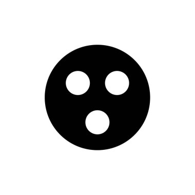 yüz duygu simgesi, emoji vektör illüstrasyonu 