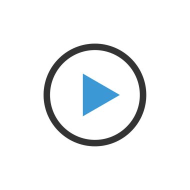 Çevrimiçi ortam oyun arayüzü, vektör illüstrasyonunun basit simgesi