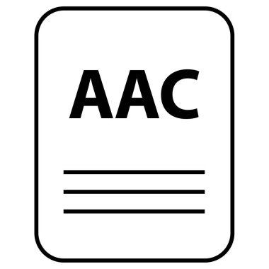 aac dosya adı uzantı simgesi 