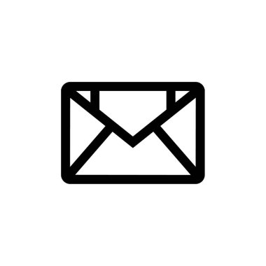 zarf e- posta simgesi vektör illüstrasyonu