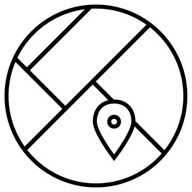 GPS ve Navigasyon simgesi vektör illüstrasyon tasarımı    