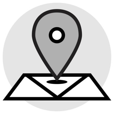 GPS ve Navigasyon simgesi vektör illüstrasyon tasarımı    