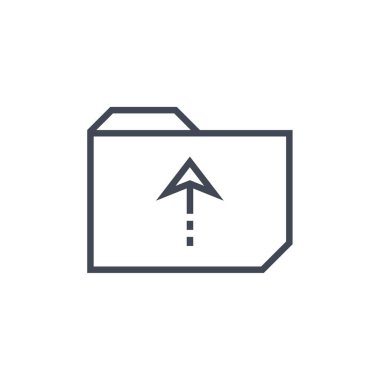 Basit ok simgesi vektör illüstrasyonu