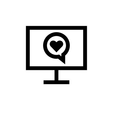 Sohbet simgesi vektörü beyaz arkaplanda izole edildi, Metin Mesajlaşması logosu kavramı 