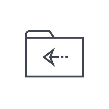 Dosya. Web simgesi basit illüstrasyon          