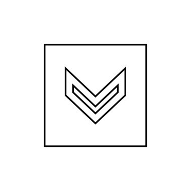 ok simgesi vektör illüstrasyonu   