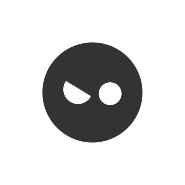 yüz simgesi, vektör illüstrasyonu  