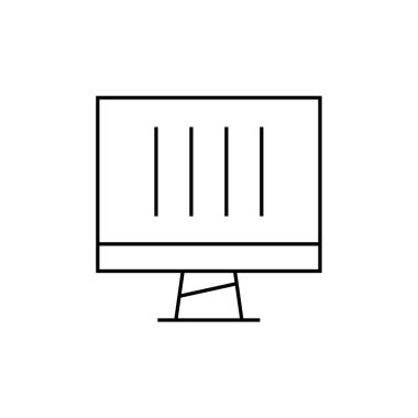 Bilgi Grafik simgesi vektör illüstrasyonu