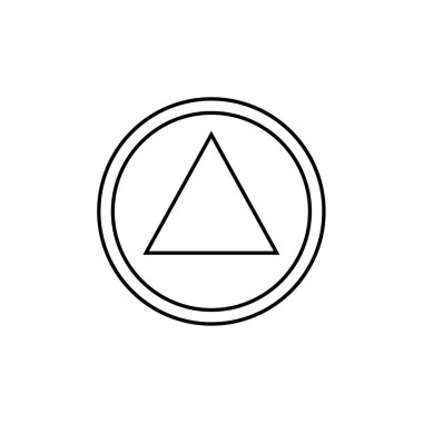 ok simgesi vektör illüstrasyonu   