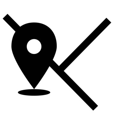 konum pin simgesi vektör illüstrasyonu