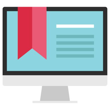 İnternet sitesi. Web simgesi basit illüstrasyon 