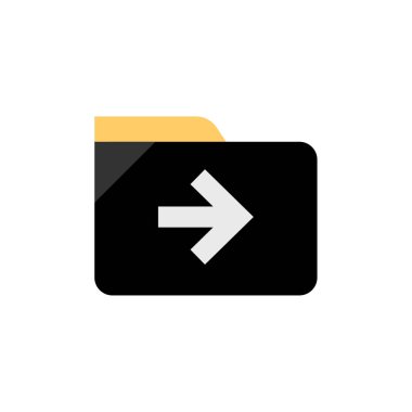 Dosya. Web simgesi basit illüstrasyon     