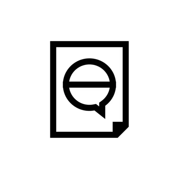 Вектор Ікони Ізольований Білому Тлі Концепцію Логотипу Sms — стоковий вектор
