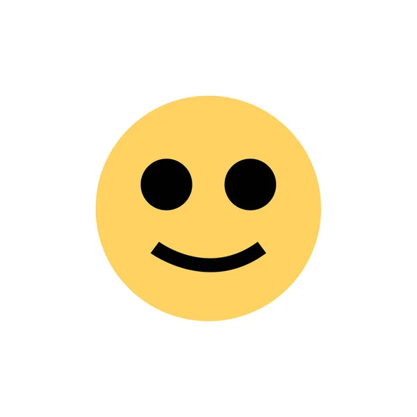 Ansikte Känsla Ikon Emoji Vektor Illustration — Stock vektor