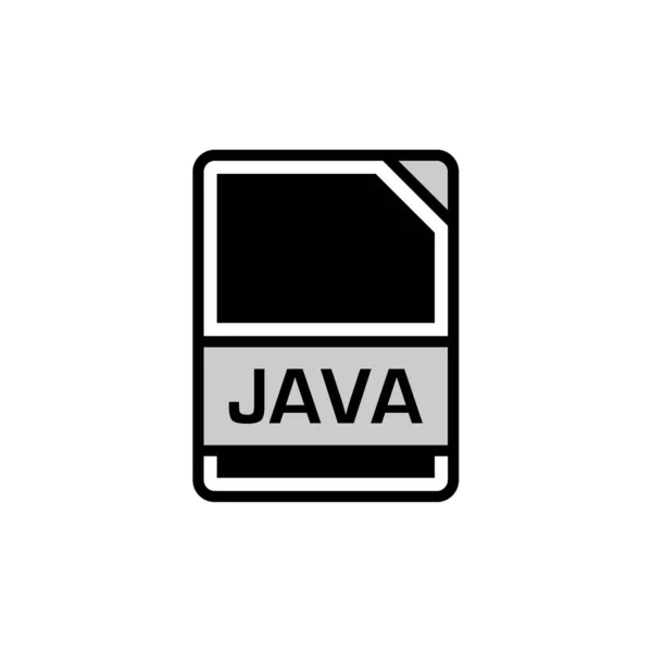 Java Dosya Adı Uzantısı Simgesi — Stok Vektör