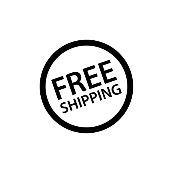 Free Shipping Icon Vector Illustration — Stock Vector