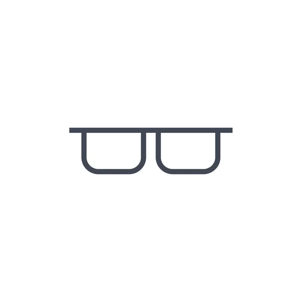 Glasögon Ikon Vektor Illustration — Stock vektor