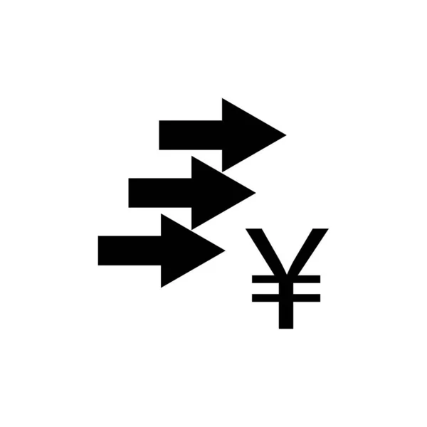 Yen Icon Vector Illustration — Stock Vector