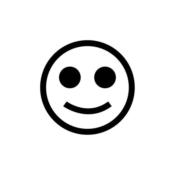 Ícone Emoção Facial Ilustração Vetor Emoji — Vetor de Stock