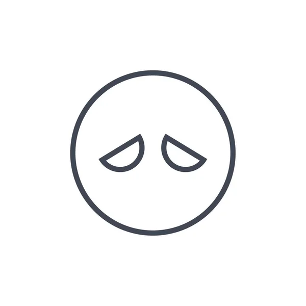 Pictograma Emoției Feței Ilustrație Vectorială Emoji — Vector de stoc