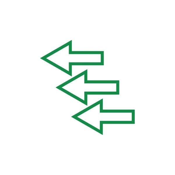 現代の矢印アイコンのベクトル図 — ストックベクタ