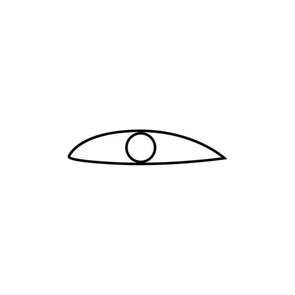 Augensymbol Vektorsymbol — Stockvektor