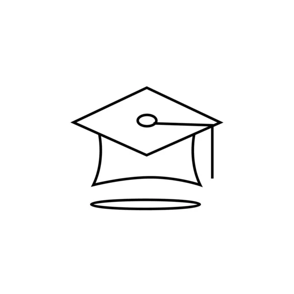Ícone Graduação Ilustração Vetorial —  Vetores de Stock