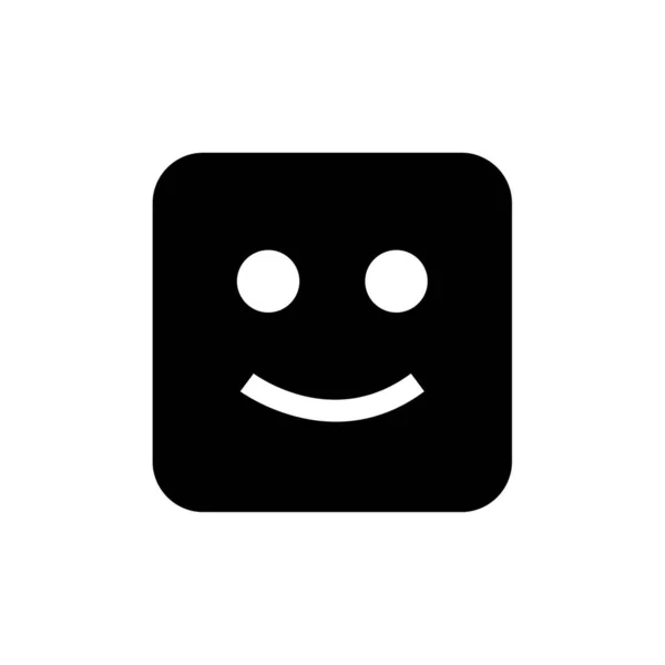 Icono Emoción Cara Emoji Vector Ilustración — Vector de stock