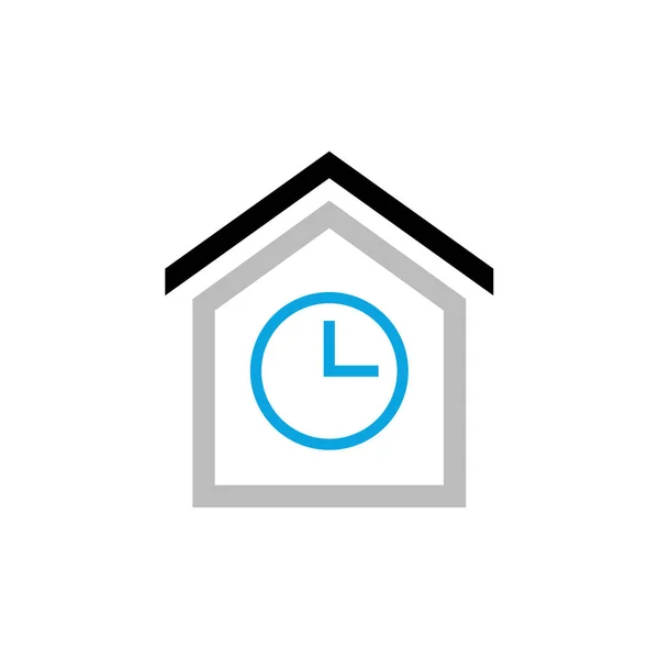 Zeitsensibles Hausgeld Web Symbol Einfache Illustration — Stockvektor