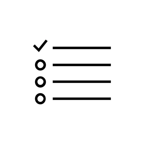 Häkchen Symbol Vektor Illustration Design — Stockvektor