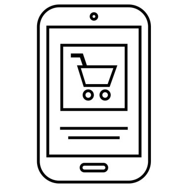 Cep telefonu. Basit resimleme