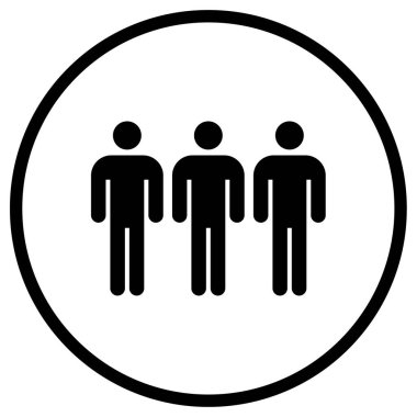 İnsan simgesinin vektör illüstrasyonu