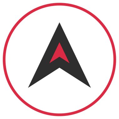  Ok düğmesi. düz biçim simgesi tasarımı