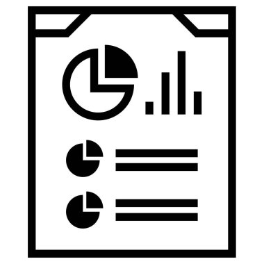 Bilgi Grafik simgesi vektör illüstrasyonu