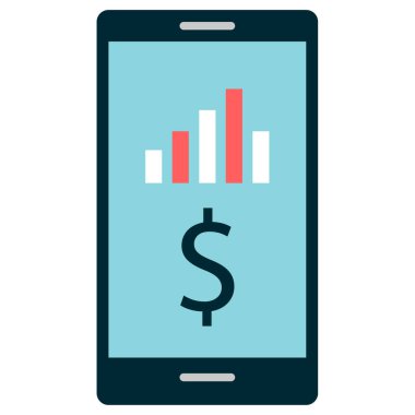Grafik simgesi ile çevrimiçi bankacılık