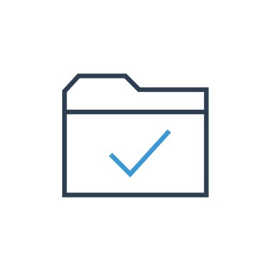 Dosya. Web simgesi basit illüstrasyon     